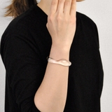 アクリルニュアンスバングルブレスレット 変形クリア透明インスタプチプラ ブレス | FACION | 詳細画像4