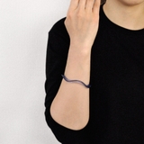 アクリルウェーブバングルブレスレット 透明クリア変形インスタプチプラ ブレス | FACION | 詳細画像4