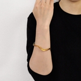 アクリルウェーブバングルブレスレット 透明クリア変形インスタプチプラ ブレス | FACION | 詳細画像5