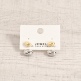 コンビカラー | ビーンズメタル2WAYぶらピアス シルバーゴールドプチプラ小豆 | FACION