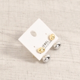 ビーンズメタル2WAYぶらピアス シルバーゴールドプチプラ小豆 | FACION | 詳細画像3 