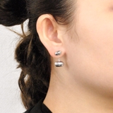 ビーンズメタル2WAYぶらピアス シルバーゴールドプチプラ小豆 | FACION | 詳細画像6 