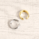 レイヤードラインメタルリング 指輪 シルバーゴールド | FACION | 詳細画像3 