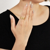 レイヤードラインメタルリング 指輪 シルバーゴールド | FACION | 詳細画像6 