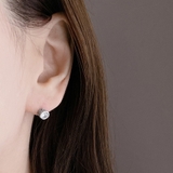 CZステンレス透かし枠スタッドピアス | FACION | 詳細画像7