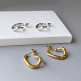 ニュアンスL型ステンレスフープピアス サージカルステンレスレディース | FACION | 詳細画像2