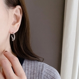 ニュアンスL型ステンレスフープピアス サージカルステンレスレディース | FACION | 詳細画像4