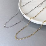 ペタルチェーンステンレスネックレス  サージカルステンレス チョーカー華奢 | FACION | 詳細画像1 