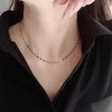 ペタルチェーンステンレスネックレス  サージカルステンレス チョーカー華奢 | FACION | 詳細画像9 