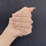 ペタルチェーンステンレスブレスレット シルバーゴールドサージカルステンレス華奢 … | FACION | 詳細画像9 