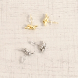 ツイストノットメタルピアス シルバーゴールド結びプチプラ | FACION | 詳細画像3 