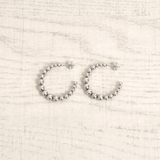 シルバー | メタルボールステンレスフープピアス サージカルステンレスレディース | FACION