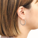 メタルボールステンレスフープピアス サージカルステンレスレディース | FACION | 詳細画像5