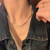ツイストパール2連チェーンネックレス レディース 結婚式 | FACION | 詳細画像7