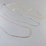 スクリューチェーンステンレスネックレス 華奢 316L | FACION | 詳細画像4