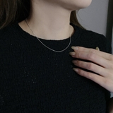 スクリューチェーンステンレスネックレス 華奢 316L | FACION | 詳細画像6