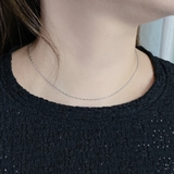 スクリューチェーンステンレスネックレス 華奢 316L | FACION | 詳細画像7