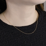 スクリューチェーンステンレスネックレス 華奢 316L | FACION | 詳細画像8