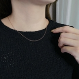 スクリューチェーンステンレスネックレス 華奢 316L | FACION | 詳細画像9