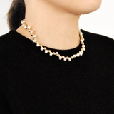 メタル&パールMIXショートネックレス レディース入学式卒業式結婚式 | FACION | 詳細画像7