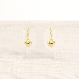 ゴールド | プランプメタルハートフープピアス シルバーゴールドレディース | FACION