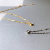 一粒ラウンドストーンステンレスネックレス レディース サージカルステンレス316… | FACION | 詳細画像5 