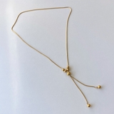 ゴールド | Y字ボールステンレスロングネックレス サージカルステンレス316Lラリエット | FACION