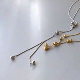 Y字ボールステンレスロングネックレス サージカルステンレス316Lラリエット | FACION | 詳細画像5 