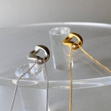 ニュアンスオーバルステンレスネックレス レディースサージカルステンレス316L | FACION | 詳細画像3 