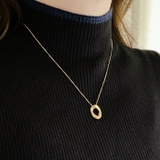 ニュアンスオーバルステンレスネックレス レディースサージカルステンレス316L | FACION | 詳細画像10 