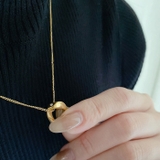 ニュアンスオーバルステンレスネックレス レディースサージカルステンレス316L | FACION | 詳細画像13 