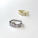 片耳用ジルコニアストーンイヤーカフ 軟骨ピアスイヤリングレディース | FACION | 詳細画像1