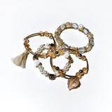 ボヘミアンビーズブレスレット4本セット 夏 アジアン | FACION | 詳細画像2