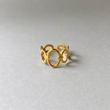 ゴールド | オーバルチェーンステンレスリング アレルギー対応 つけっぱなし | FACION