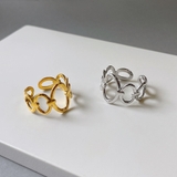 オーバルチェーンステンレスリング アレルギー対応 つけっぱなし | FACION | 詳細画像3 