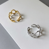 オーバルチェーンステンレスリング アレルギー対応 つけっぱなし | FACION | 詳細画像4 