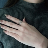 オーバルチェーンステンレスリング アレルギー対応 つけっぱなし | FACION | 詳細画像5 