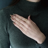 オーバルチェーンステンレスリング アレルギー対応 つけっぱなし | FACION | 詳細画像6 