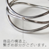 3連ループラインステンレスリング アレルギー対応 つけっぱなし | FACION | 詳細画像12