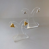 ニュアンスハートステンレスピアス サージカルステンレス316L  レディース | FACION | 詳細画像2 