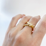 ストーン付ノットリボンパヴェリング 指輪 結び レディース ジルコニア | FACION | 詳細画像7