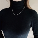 セパレートチェーンステンレスネックレス サージカルステンレス 316L | FACION | 詳細画像10 