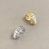 片耳用パール&ジルコニアイヤーカフ ノンホール 軟骨ピアス | FACION | 詳細画像4
