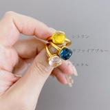ジュエルカラーストーンステンレスリング つけっぱなし サージカルステンレス | FACION | 詳細画像14