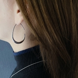 大振りドロップフープステンレスピアス サージカルステンレス316L レディース | FACION | 詳細画像9