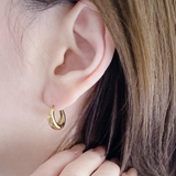 ドロップフープ開閉式ステンレスピアス SUS316L 中折れ | FACION | 詳細画像9