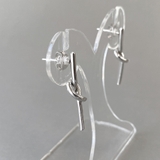 ノットラインバーステンレスピアス サージカルステンレス316L レディース | FACION | 詳細画像3 