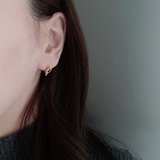 ノットメタルステンレススタッドピアス  サージカルステンレス316L 結び | FACION | 詳細画像7