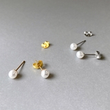 一粒パールステンレススタッドピアス 真珠 両耳 | FACION | 詳細画像3