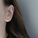 一粒パールステンレススタッドピアス 真珠 両耳 | FACION | 詳細画像8